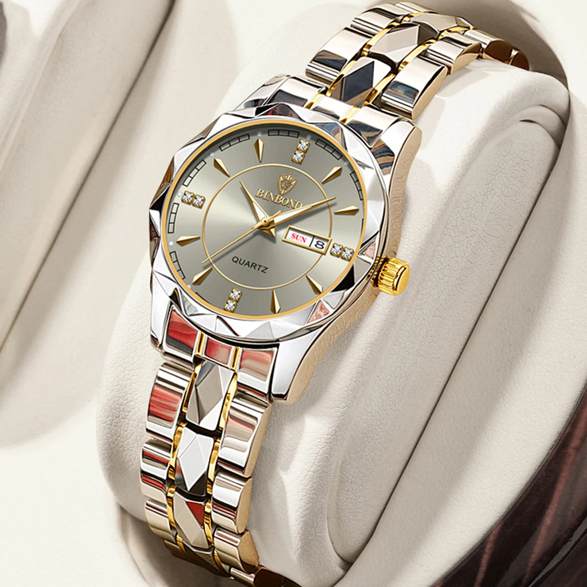 BINBONG Women Watches Luxury Fashion Ladies Quartz Watch Waterproof