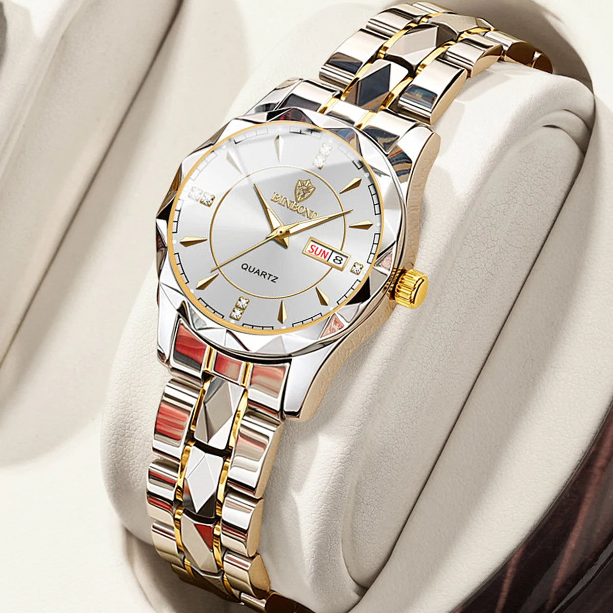 BINBONG Women Watches Luxury Fashion Ladies Quartz Watch Waterproof