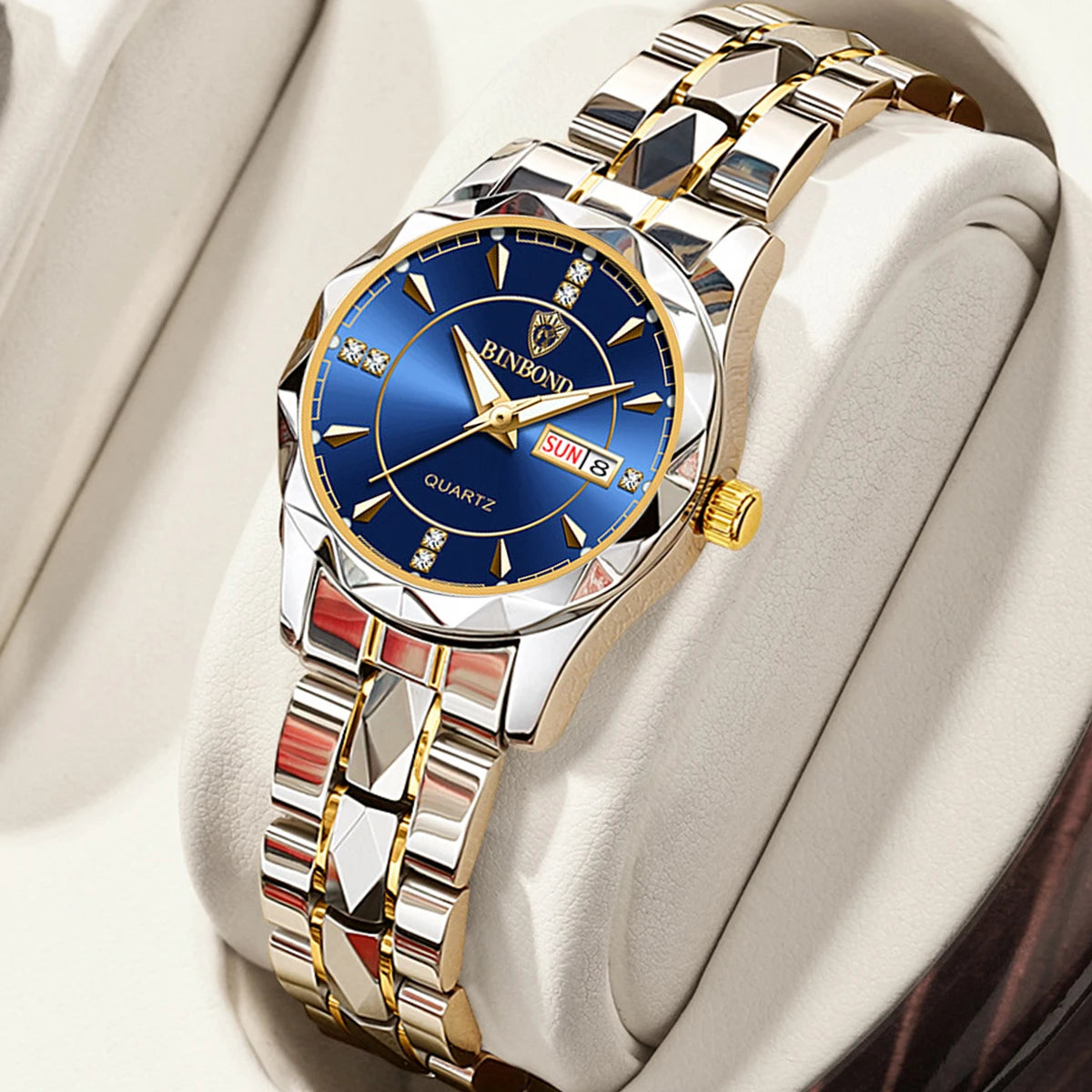 BINBONG Women Watches Luxury Fashion Ladies Quartz Watch Waterproof