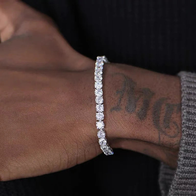 IceHomme Bracelet Cubic Crystal Zirconia Men