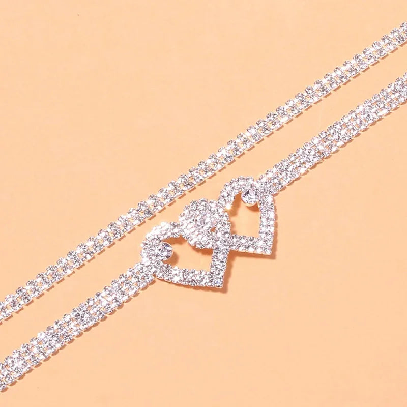 LunaRhinestone Anklet Bracelet