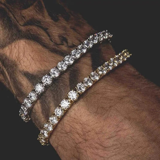 IceHomme Bracelet Cubic Crystal  Zirconia Men